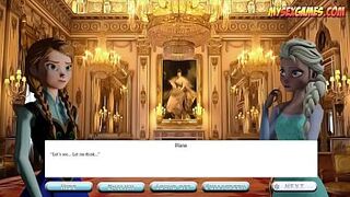 Freeze: An Ice Hard Adventure With Fine Anna from Frozen Porn Game Recorded