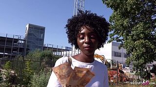 GERMAN SCOUT - EBONY AFRICAN MILF ZAAWAADI REAL PUBLIC PICKUP SEX FOR CASH IN BERLIN