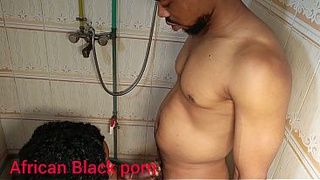 Bathroom bare fuck with my pregnant wifey