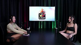 BEST MOMENTS FROM THE KINKY AND FILTHY CHAT WITH DEBORA ANDRADE ON PORN CAST BRAZIL - PART two (WATCH ON: SHEER RED)
