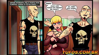 Introducing Luana, a blonde with a monstrous rear-end! Voluptuous Housewives Porn Comics
