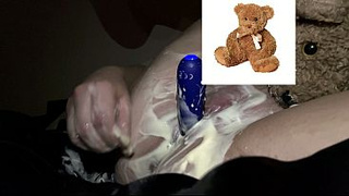 MY SLEAZY TEENIE ARAB BITCH MASTUBATES WITH VIBRATOR & MY SPUNK ALL OVER HER CURVY BODY-AMATEURS ARABIAN SNOWWHITE-BEVERLY HILLS LOS ANGELES USA-FOOD PORN 67