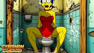 Best Porn Cartoons with Married Housewife Mrs. Simpson by CYBERMOM. Compilations. Sniff Panties, Gloryhole, cheating