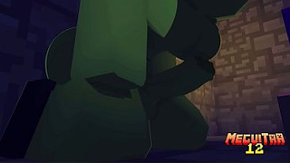 Steve in search of the lost diamond (Livia X Steve) [Minecraft Porn]