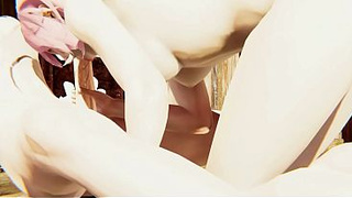 DandaDan Anime - Aira Shiratori Hand-job and oral sex - Asian Chinese Manga Hentai Anime Game Porn Sex tape Animation