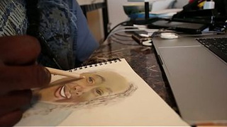 Cubby da porn boy -Drawing realistic portrait with prisma colors