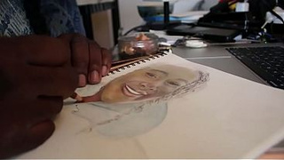 Cubby da porn boy -Drawing realistic portrait with prisma colors