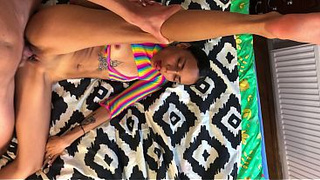 Thin Hispanic Plugged, Blown & Plowed Hard