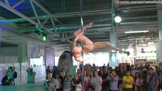 Pole Dance Acrobatic Professional Live Sex Show on Stage (Rissian Sex Theater)