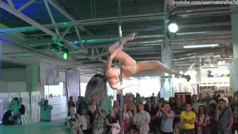 Pole Dance Acrobatic Professional Live Sex Show on Stage (Rissian Sex Theater)
