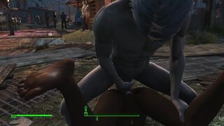 A Porn Adventure of a Ravishing American Woman in Fallout four | Porno Game 3d