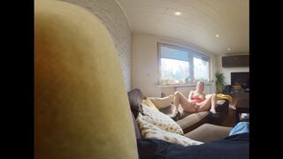 BlondeHexe in Virtual Reality - VR Porno Solo Dirtytalk