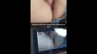 We Movie some Bare Home Porn with your Ex-Wife, when you all Day on Work Fiance! -cuck Snapchat