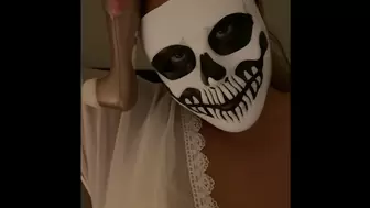 Masturbating before Halloween Party.. *REAL HOME-MADE PORN four OCTOBER 2021*