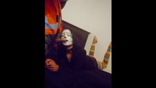 Etéreo SissyClown in a Slowing and Attractive Oral Sex