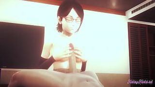 Naruto Anime - Sarada hard sex [Handjob, oral sex, boobjob, screwed, threesome] (Uncensored) - Oriental Chinese Manga Cartoon game porn
