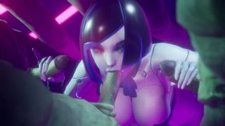 Subverse Demi Scenes Alien monster Oral Group-Sex