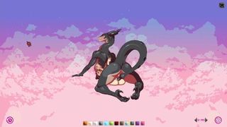 Cloud Meadow GAY Animations | scenes with furry dragon Yiff