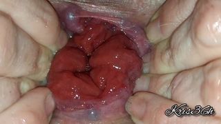 anal hole close up from below