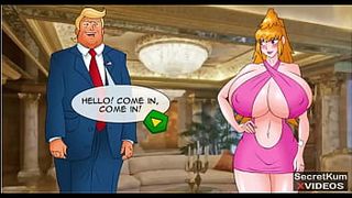 Presidential Treatment - Mayor Mounts Donald Trump's Wifey - Trumps fuck Pornstar