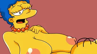 HOMER EATING MARGE'S VAGINA (THE SIMPSONS PORN)