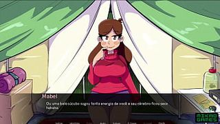 Gravity files - New parody game, I made Mabel naked and I got oral sex
