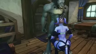 Werewolf Oral Sex | Warcraft Porn Parody