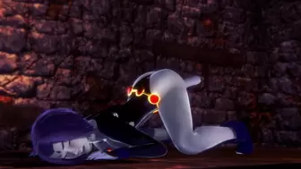 Raven takes a dildo | Teenie Titans Porn Parody