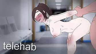 fucking in the hospital asian cartoon ! The skank from the train 2d porn